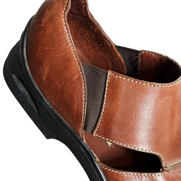 Cole Haan x Nike Air Vintage Leather Cut Out Sandal Shoes 11 Brazil Grandpacore - Picture 6 of 12